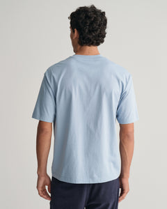 GANT - Hawaiian Printed T-Shirt in Eggshell Dove Blue 2013080 474