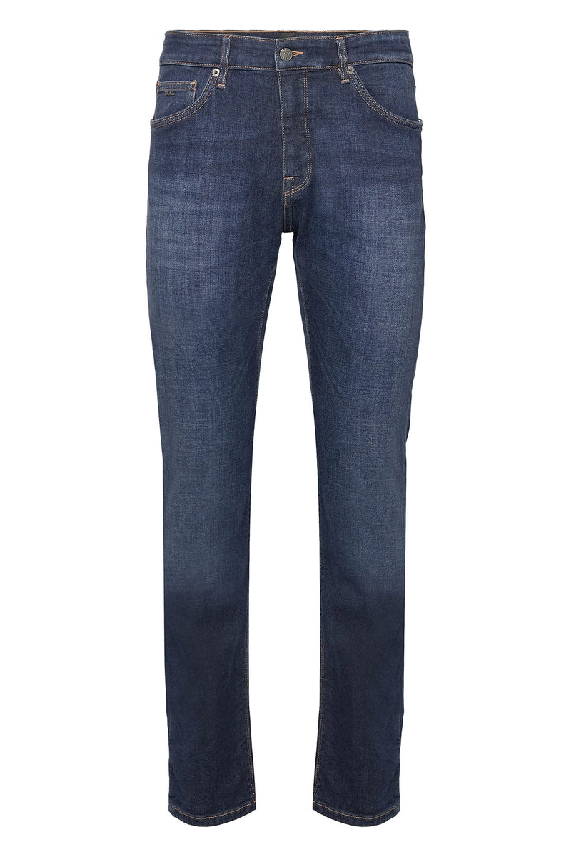 BOSS - MAINE3 Stretch Denim Straight Leg Jeans 50517739 417 