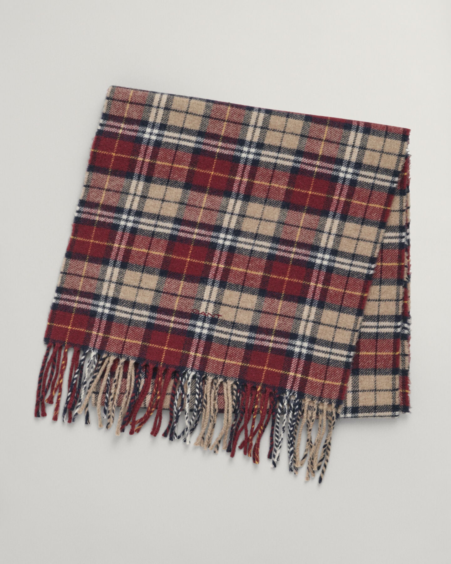 GANT - Plumped Red Multi Check Scarf 9920204 604