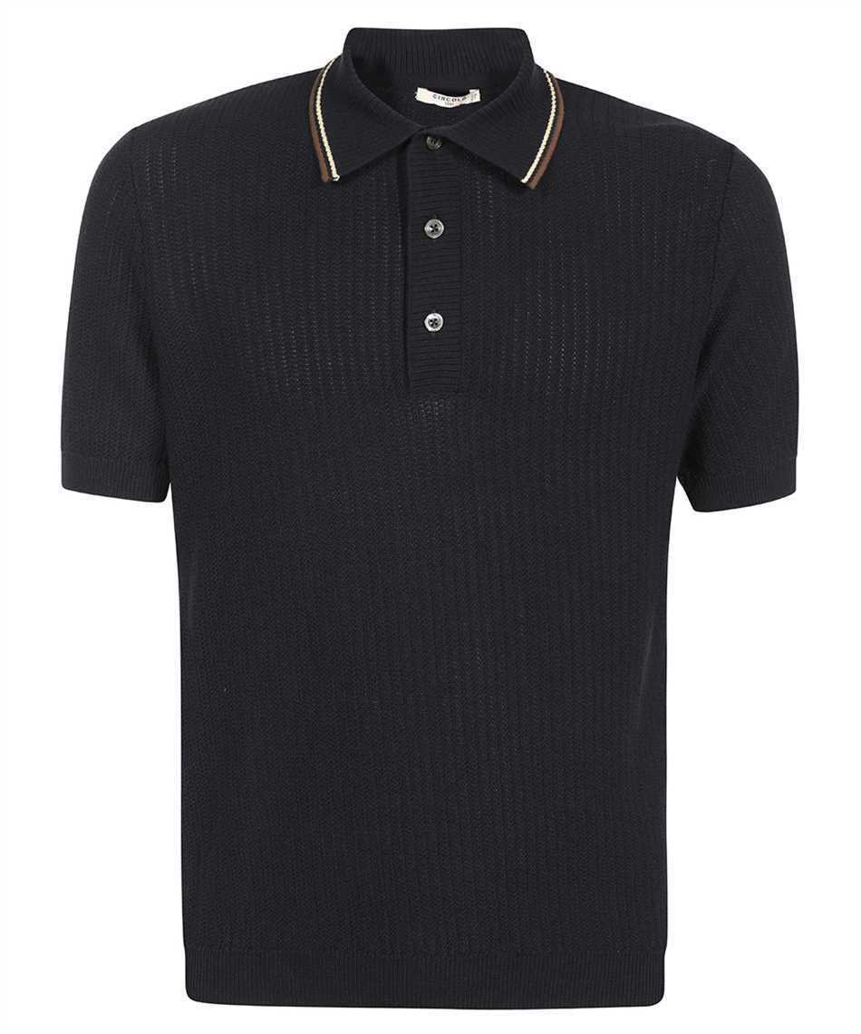 CIRCOLO 1901 - Knitted Polo Shirt With Trim Detail in Dark Navy Blue CN4419
