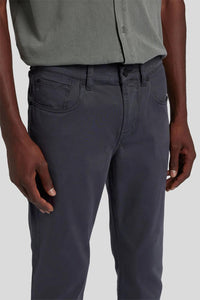 7 FOR ALL MANKIND - SLIMMY TAPERED Luxe Performance Plus Colour Jeans In Gun Metal JSMXV600GU