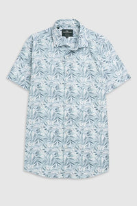 RODD & GUNN - CHERRY TREE BAY Short Sleeve Shirt in Sky LP6255