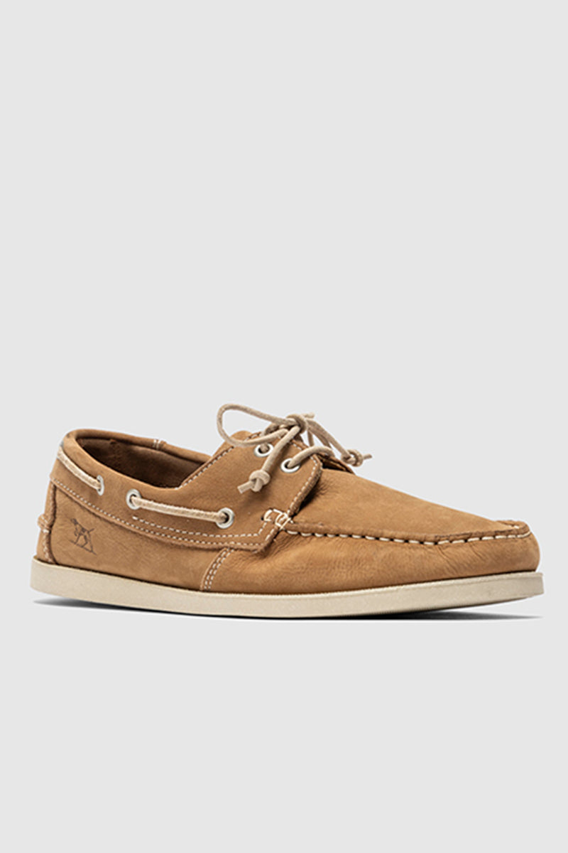RODD & GUNN Viaduct Boat Shoe in TAN ZX0538 Harveys Menswear