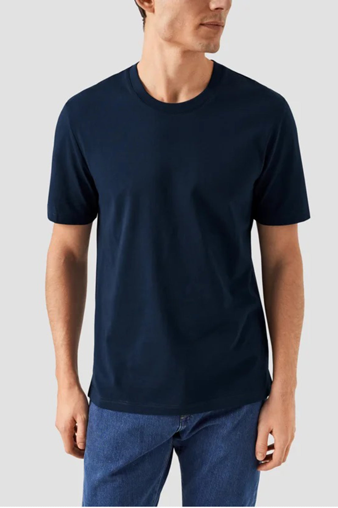 ETON - Navy Blue Supima Cotton T-Shirt 10001035728