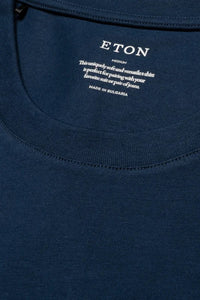 ETON - Navy Blue Supima Cotton T-Shirt 10001035728