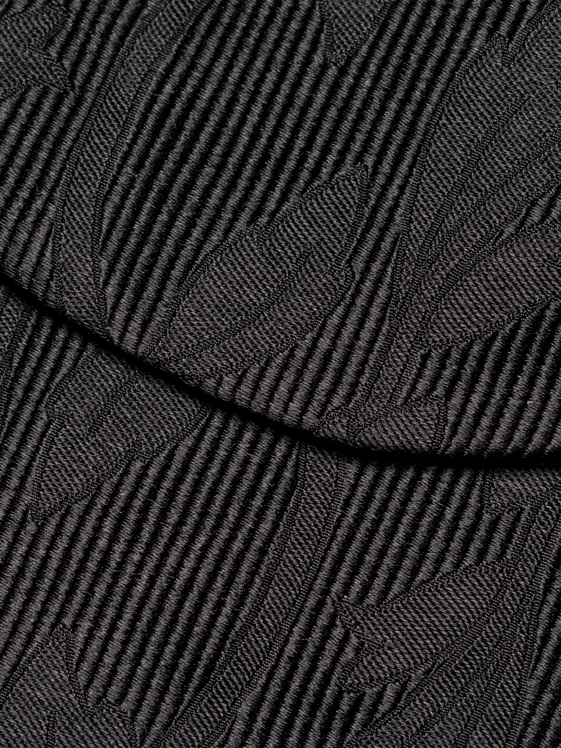 ETON - Black Jacquard Silk Bow Tie - Self-Tied 10001051918