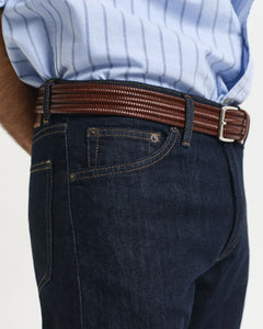GANT - Regular Fit Jeans in Clean Dark Blue Wash 1000423 960