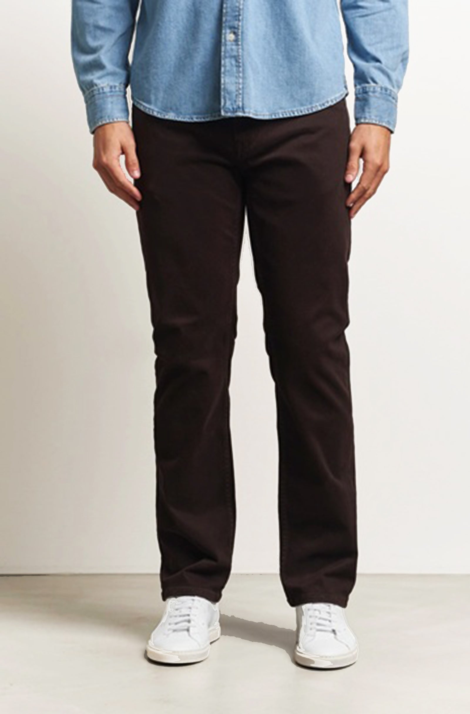 GANT - Regular Fit Moleskin Jeans in Dark Brown 1000436 202