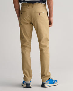 GANT - Slim Fit Tech Prep Chinos in Dark Khaki 1505220 248