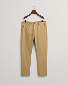 GANT - Slim Fit Tech Prep Chinos in Dark Khaki 1505220 248