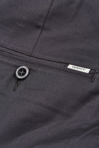 GANT - Anthracite Grey Slim Fit Twill Shorts 205068 162