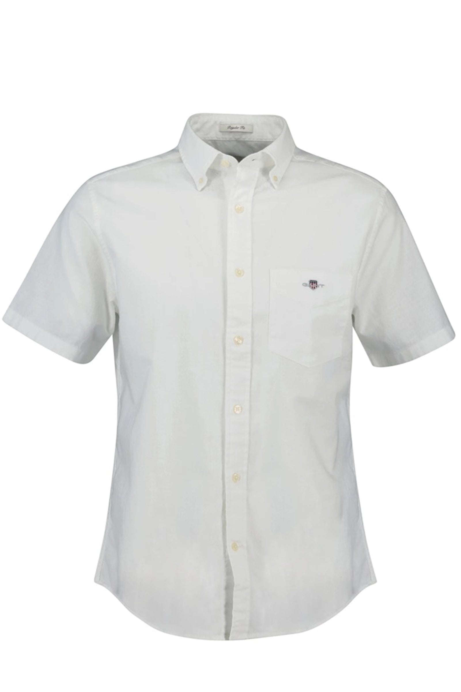 GANT - Regular Fit Short Sleeve Dobby Shirt in White 3250140 110