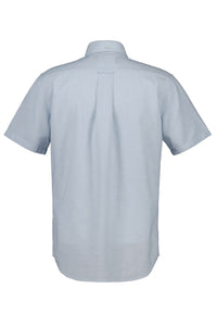 GANT - Regular Fit Short Sleeve Dobby Shirt in Fresh Blue 3250140 457