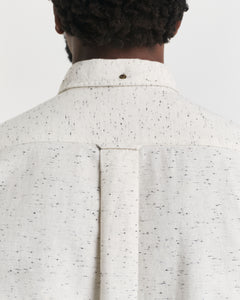 GANT - Regular Fit Nepps Flannel Shirt in Cream 3250247 130