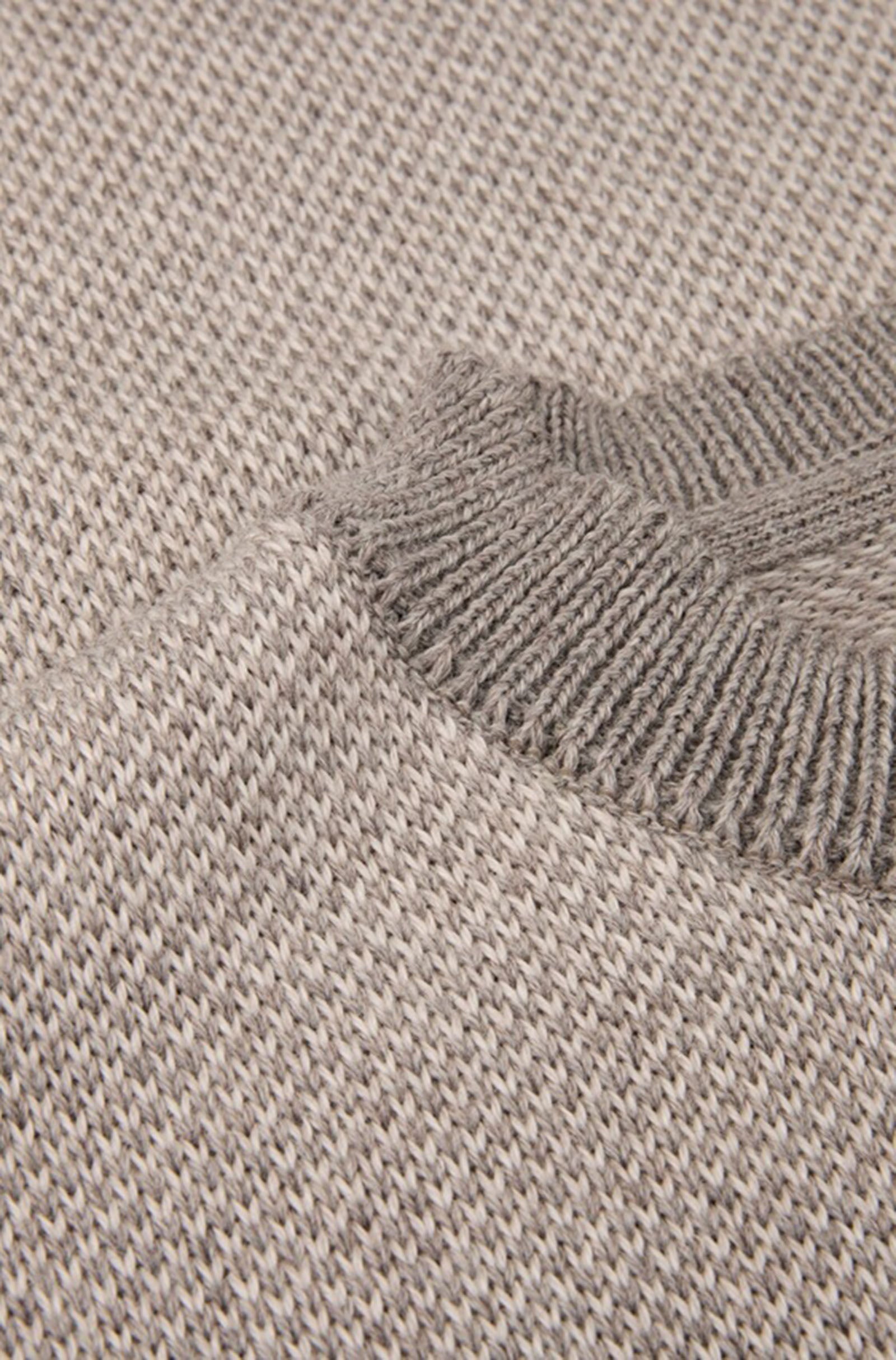 STENSTROMS - Light Brown Patterned Merino Wool Crew Neck Sweater 4203361885261