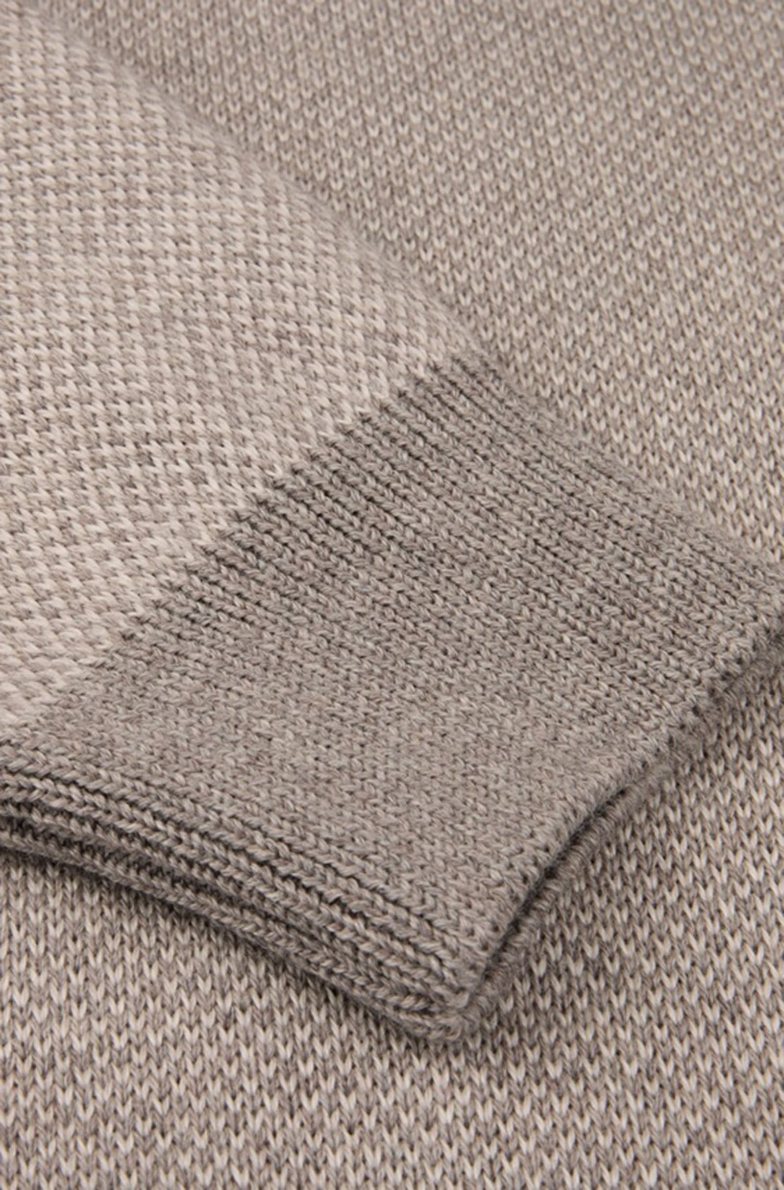 STENSTROMS - Light Brown Patterned Merino Wool Crew Neck Sweater 4203361885261