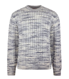 STENSTROMS - Grey Chunky Cable Knit Sweater In Alpaca Blend 4203802280340