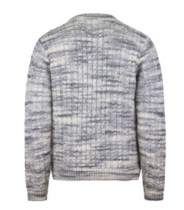STENSTROMS - Grey Chunky Cable Knit Sweater In Alpaca Blend 4203802280340