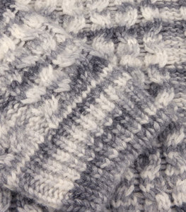 STENSTROMS - Grey Chunky Cable Knit Sweater In Alpaca Blend 4203802280340
