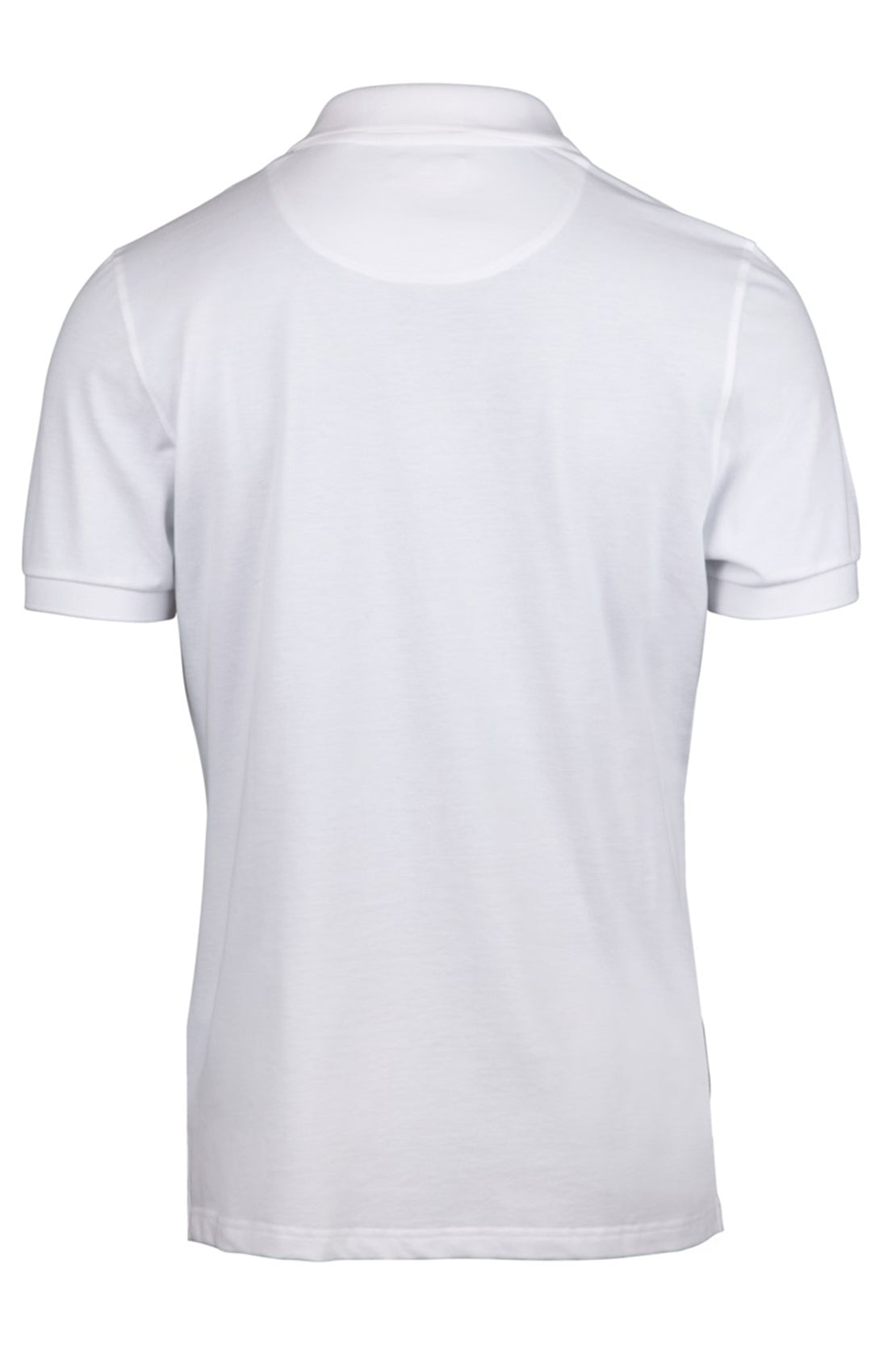 STENSTROMS - White Cotton Pique Polo Shirt 4401252401010