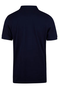 STENSTROMS - Navy Blue Cotton Pique Polo Shirt 4401252401190