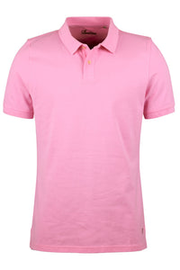STENSTROMS - Pink Cotton Pique Polo Shirt 4401252401530