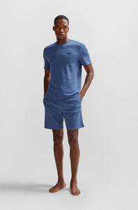 BOSS- WAFFLE SHORTS - Open Blue Pajama Shorts 50480828 479