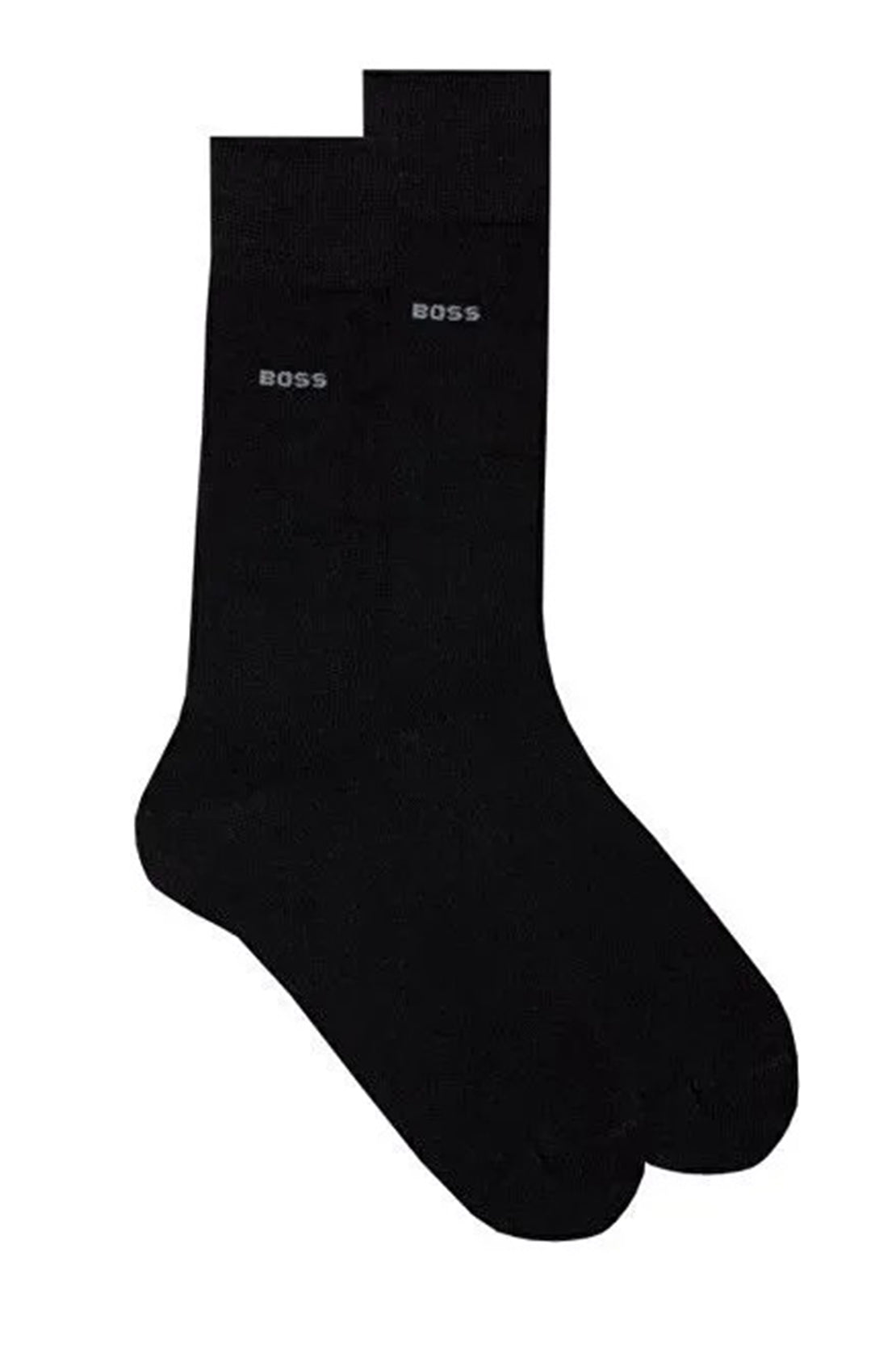 BOSS - 2 Pack Of Bamboo Touch Socks in Stretch Yarns in Black 50491196 001
