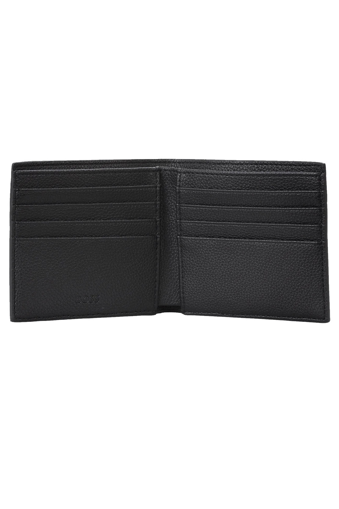 BOSS - RAY 8CC Billfold Wallet in Grained Black Faux Leather 50491957 001