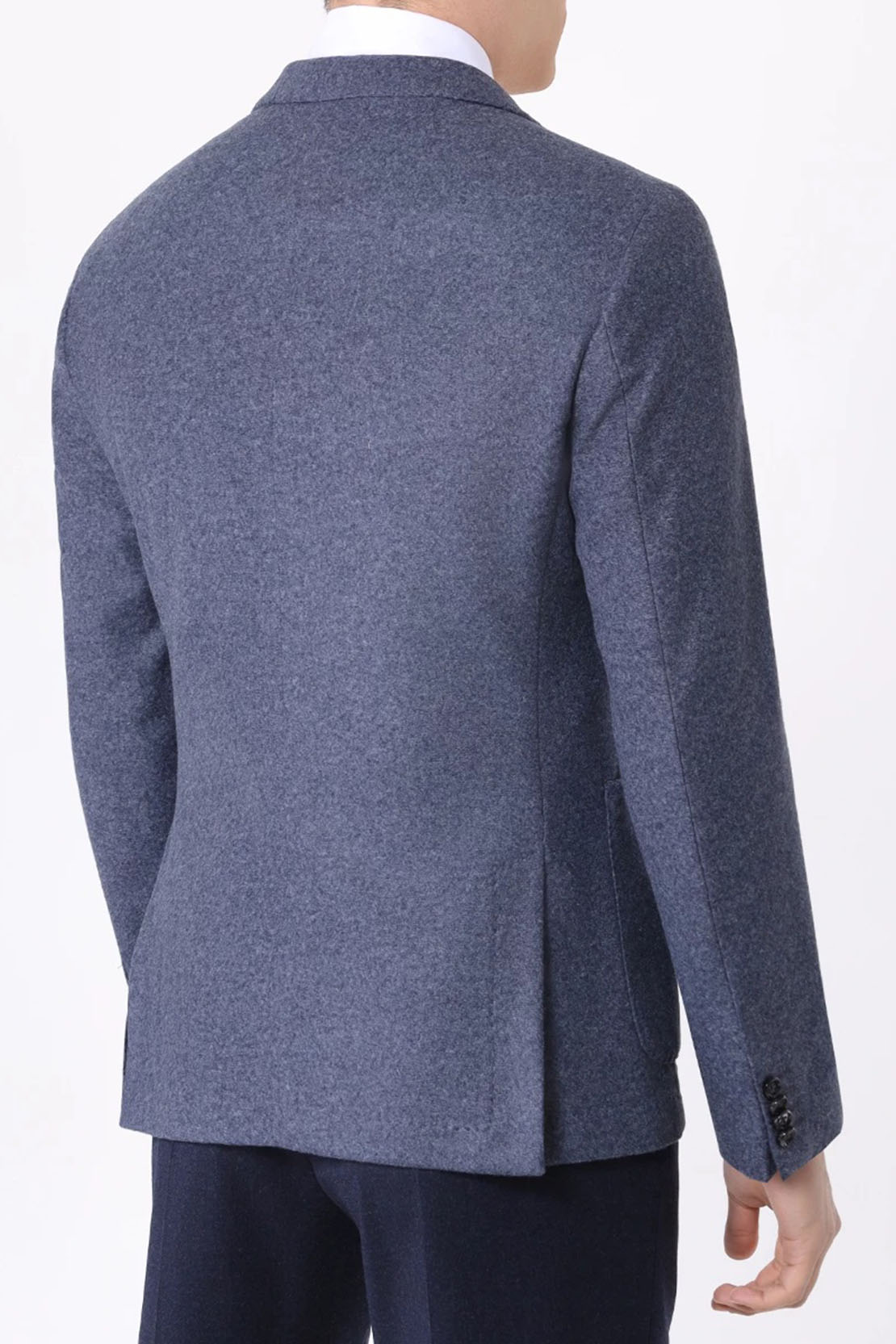 BOSS - Slim-Fit Jacket In Stretch Jersey With Wool In Open Blue 50502533 475