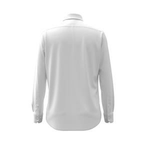 BOSS - H-JOE White Regular Fit Textured Stretch Cotton Shirt 50504167 100