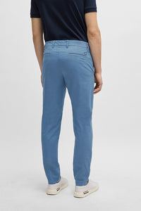 BOSS - KAITON Slim Fit Chinos In Stretch Cotton In Light Pastel Blue 50505392 459