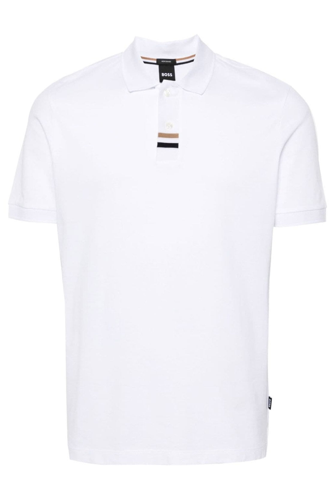 BOSS - PARLAY 424 White Regular Fit Pique Cotton Polo Shirt 50505776 100