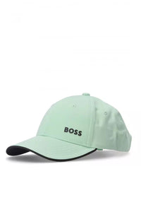BOSS - CAP-BOLD - Open Green Cotton Twill Cap With Printed Logo 50505834 388