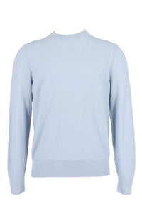 BOSS - ECAIO-P Micro-Structured Cotton Sweater In Light Pastel Blue 50506022 454
