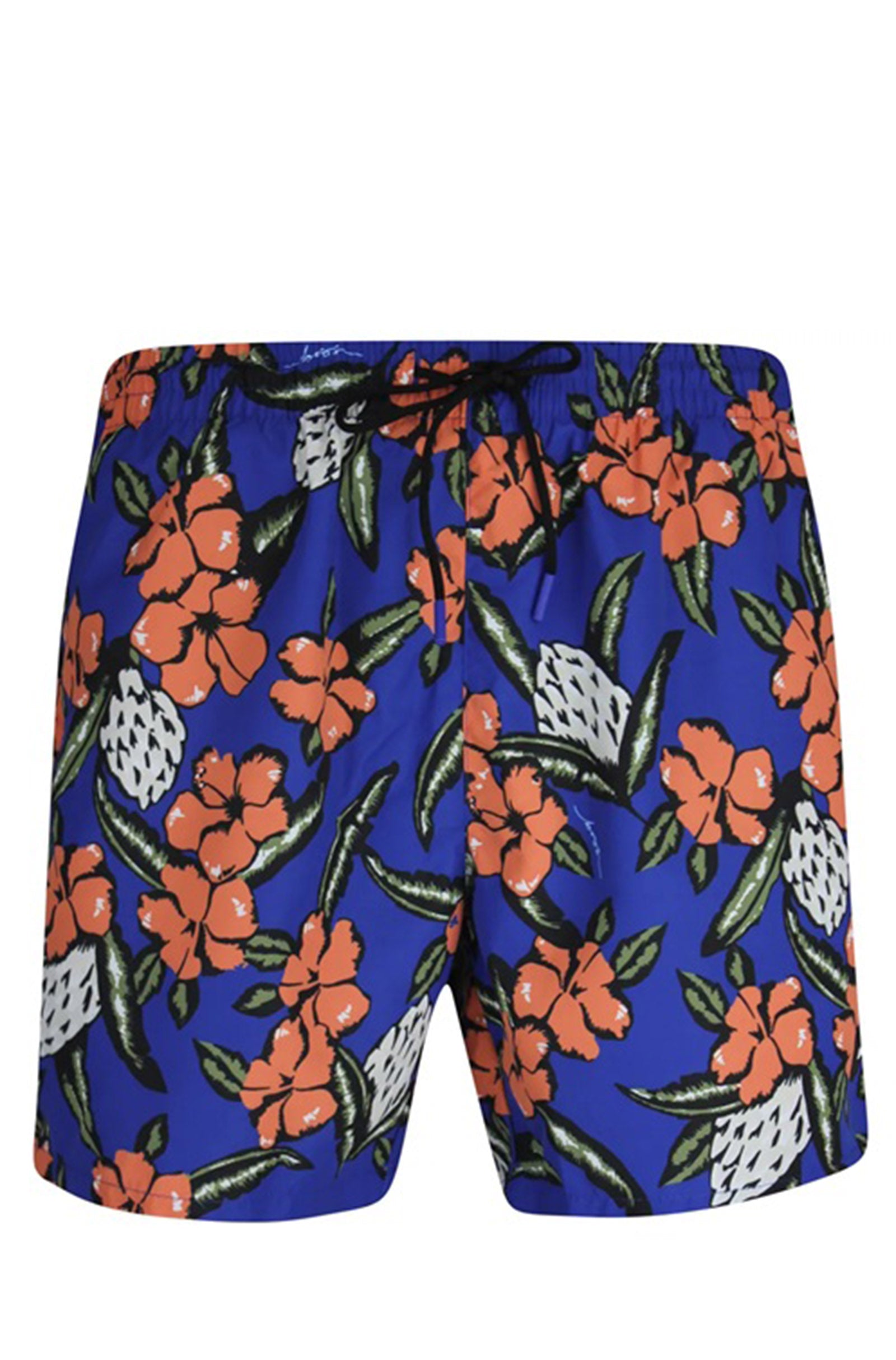 BOSS - PIRANHA Medium Blue Printed Swimshorts 50508844 427