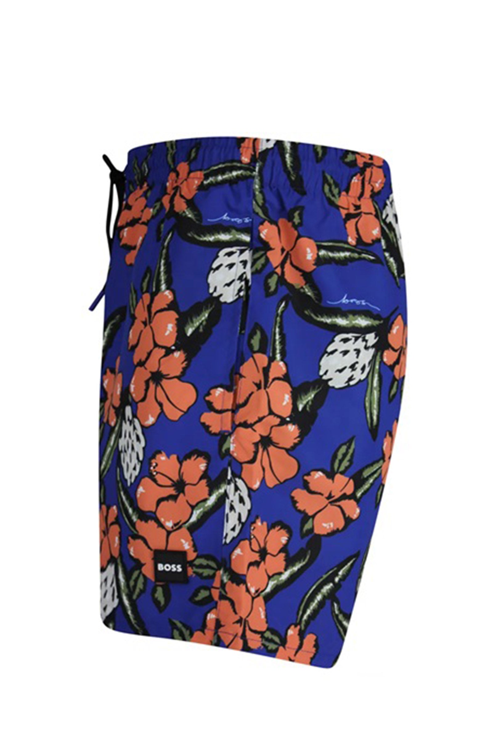 BOSS - PIRANHA Medium Blue Printed Swimshorts 50508844 427