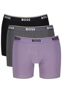 BOSS - 3-Pack Of Stretch Cotton Boxer Briefs With Logo Waistbands 50508950 972