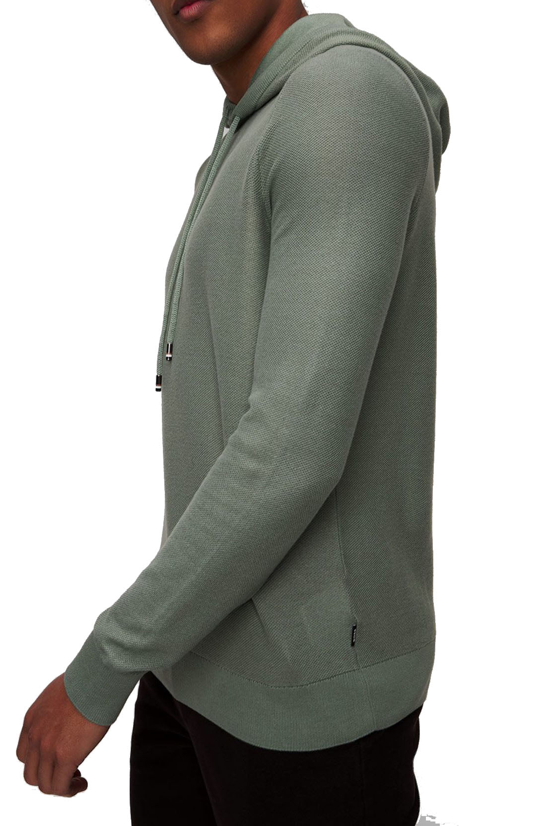BOSS - TRAPANI Knitted Cotton Blend Hoodie In Open Green 50511771 373