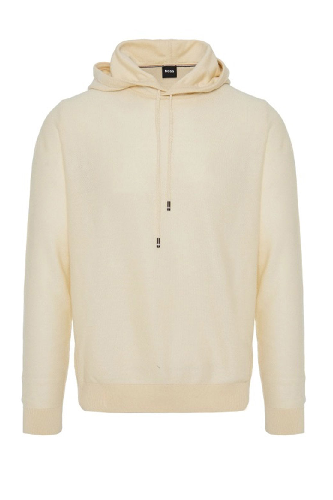 BOSS - TRAPANI Knitted Cotton Blend Hoodie In Open White 50511771 131