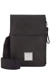 BOSS - LENNON Small Over Shoulder Phone Holder Bag in Black 5051270 001