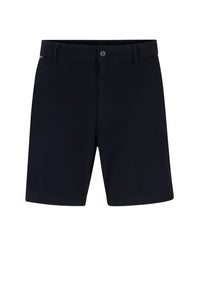 BOSS - KANE-SHORTS - Dark Blue Stretch Cotton Regular Fit Shorts 50512527 404