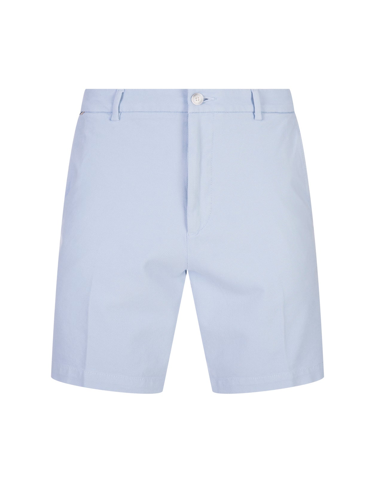 BOSS - KANE-SHORTS - Light Pastel Blue Stretch Cotton Regular Fit Shorts 50512527 450