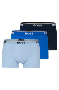 BOSS - 3-Pack Of Stretch Cotton Trunks With Logo Waistbands 50514928 975