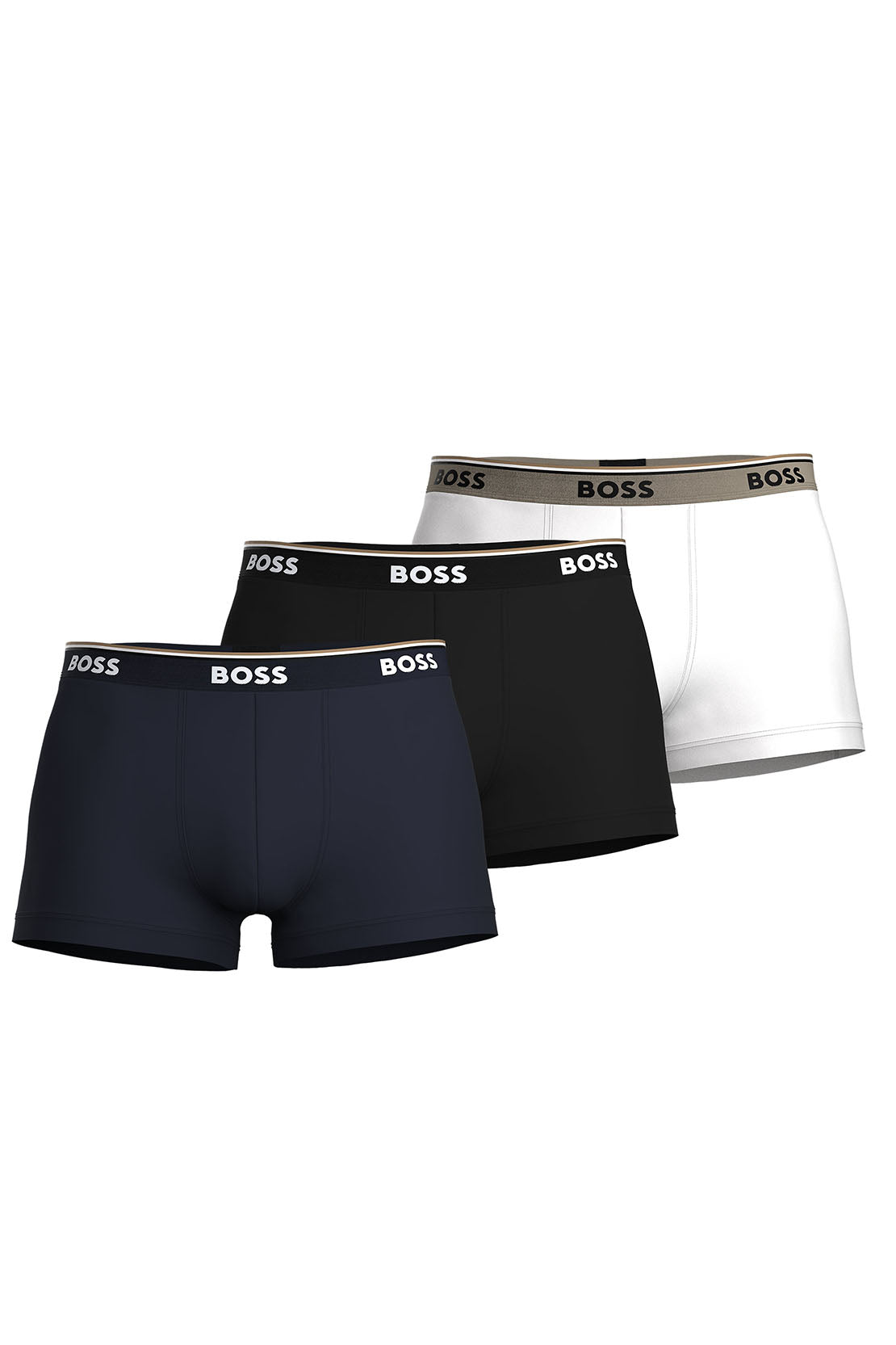 BOSS - 3-Pack Of Stretch Cotton Trunks With Logo Waistbands 50514928 979