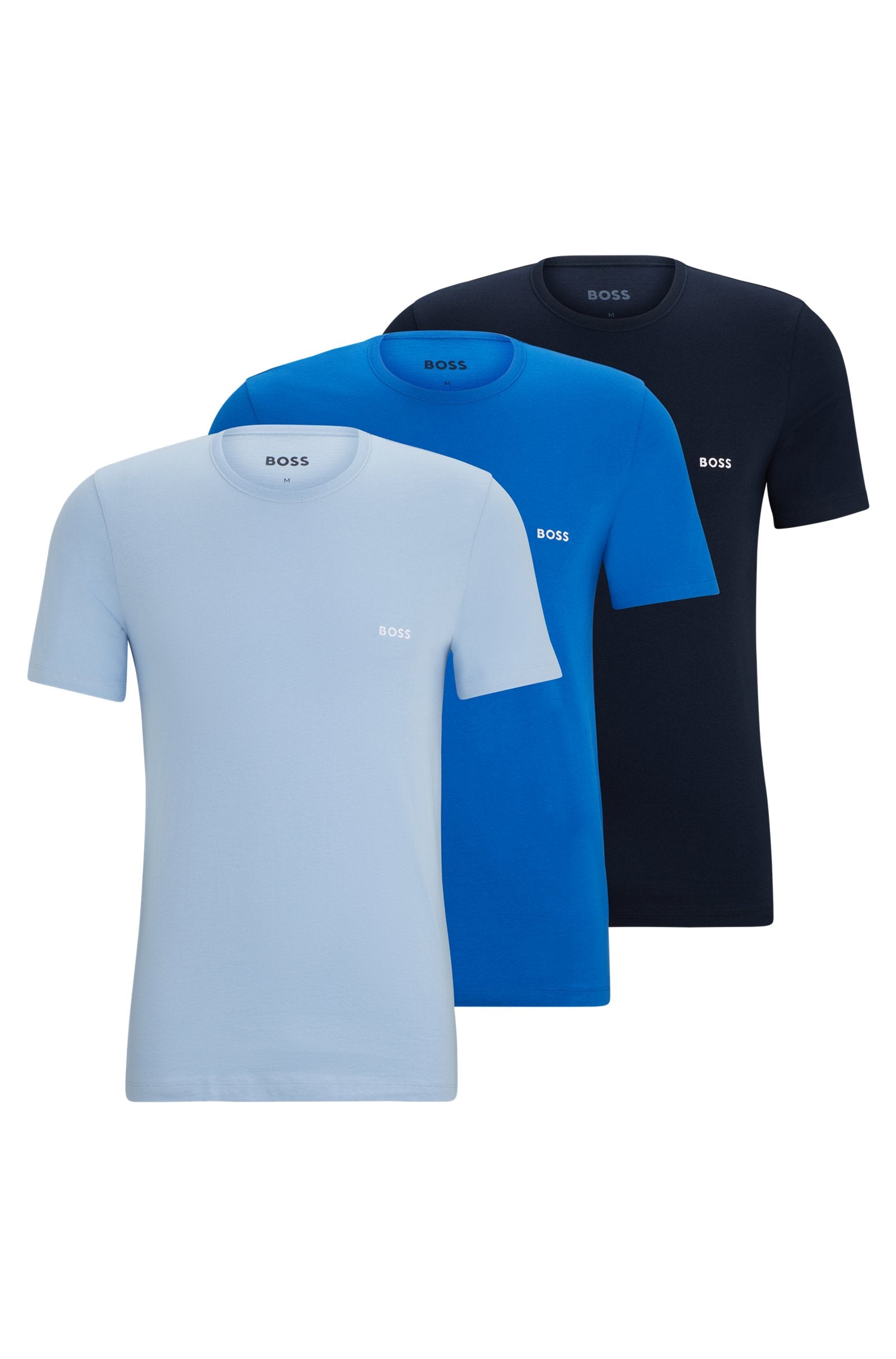 BOSS - 3-Pack Of Underwear T-Shirts In Cotton Jersey 50515002 982