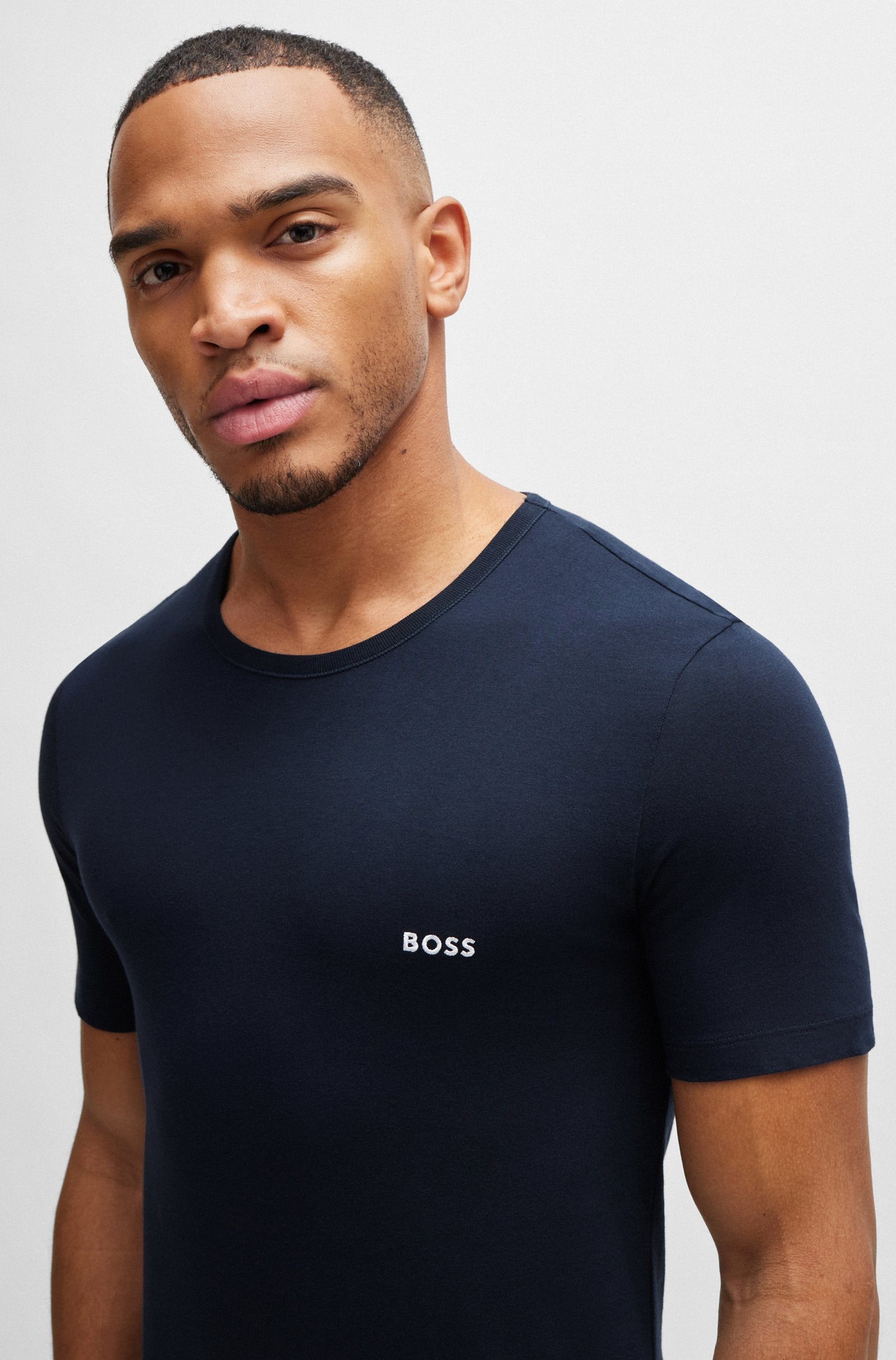 BOSS - 3-Pack Of Underwear T-Shirts In Cotton Jersey 50515002 982