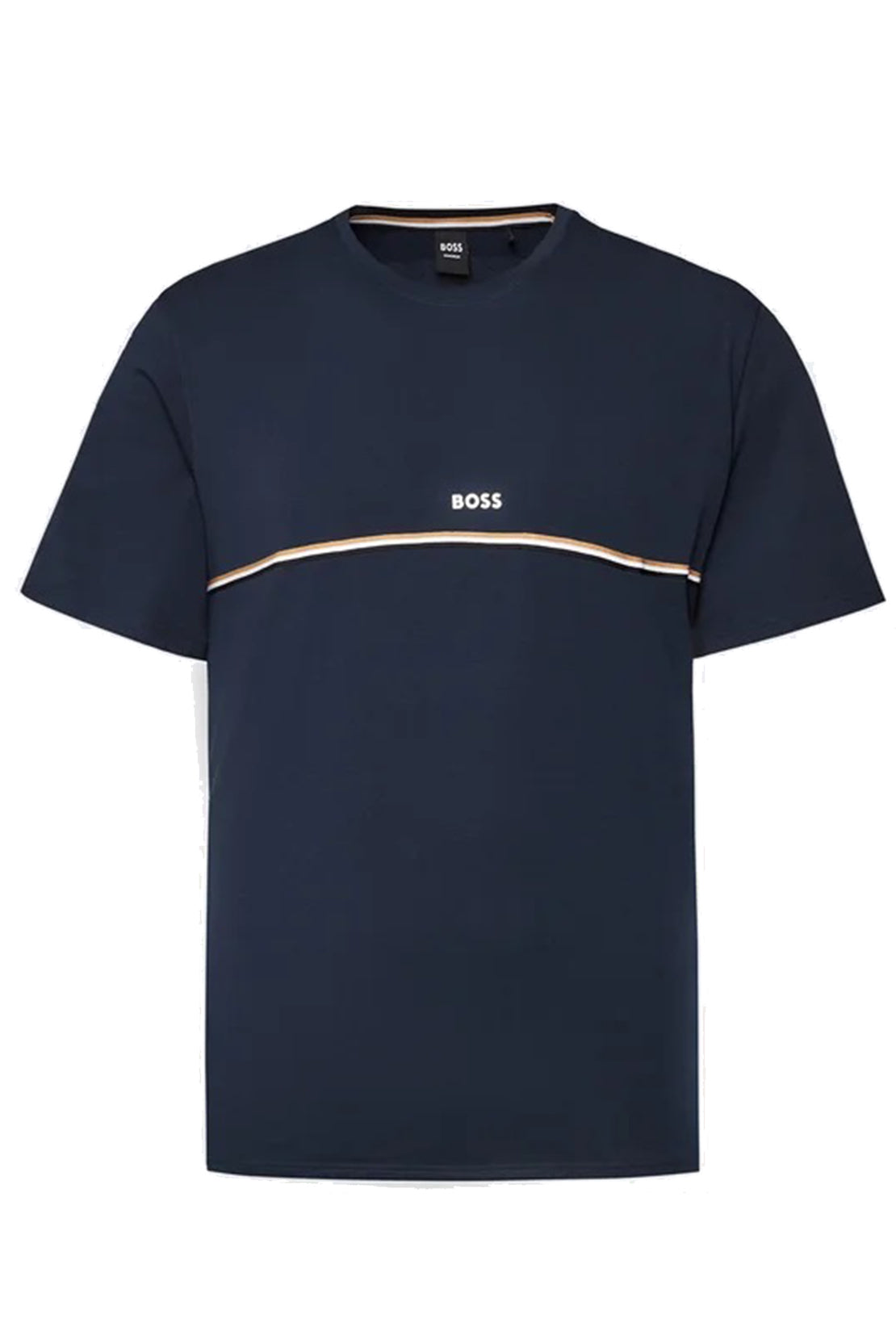 BOSS - UNIQUE Dark Blue Stretch Cotton Pyjama T-Shirt 50515395 404