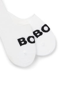 BOSS - 2-Pack Of Invisible Socks In A Cotton Blend In White 50516402 100