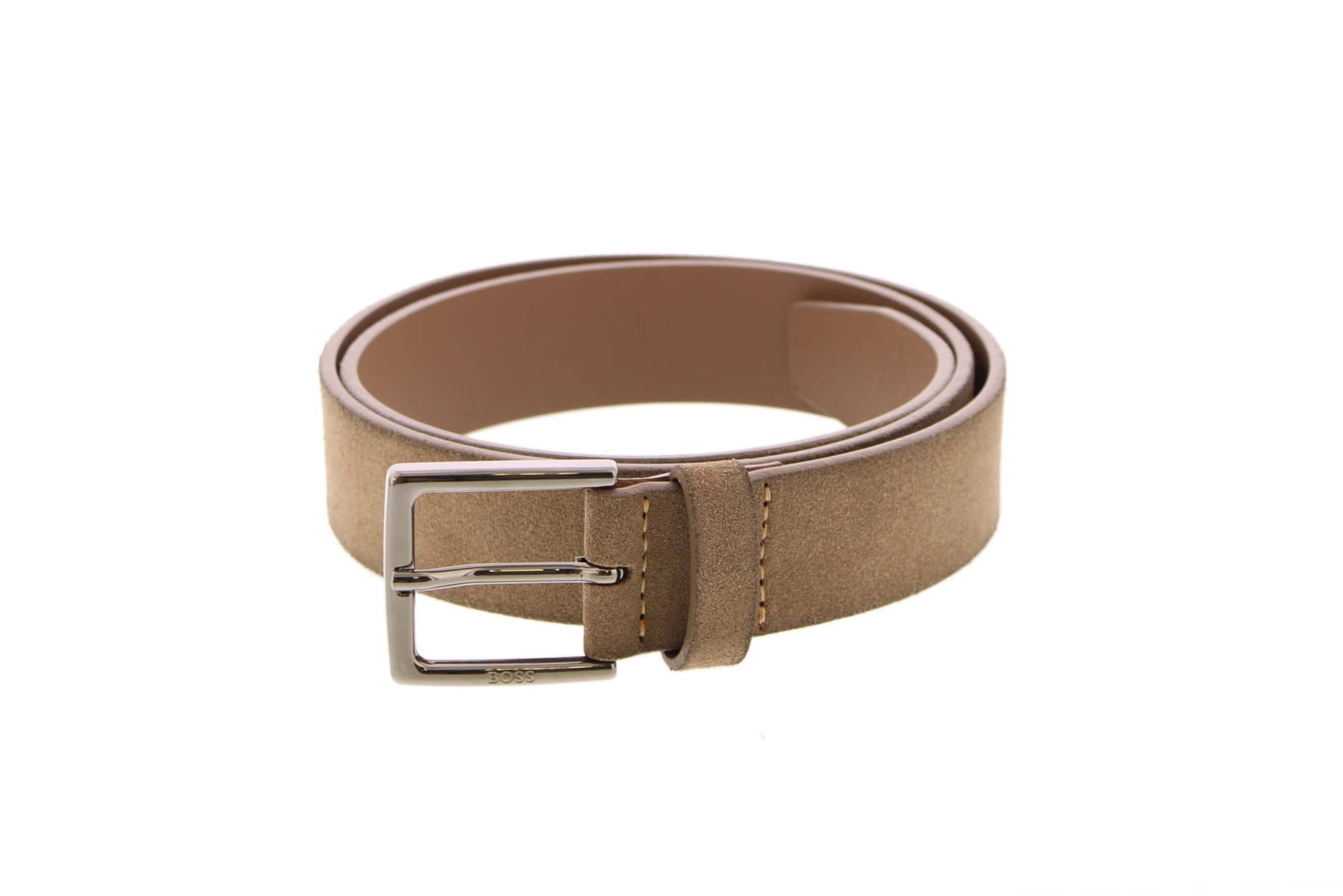 BOSS - RUMMI-SD Medium Beige Suede Belt 50516832 261